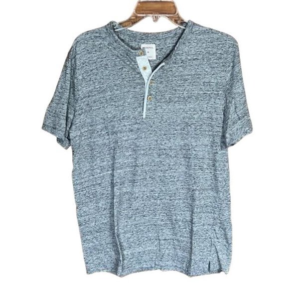 Merona Other - Merona Medium Button Front T-Shirt - Heather Grey